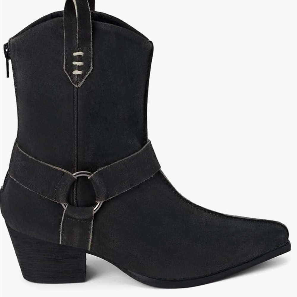 Matisse Black Heeled Western Boots